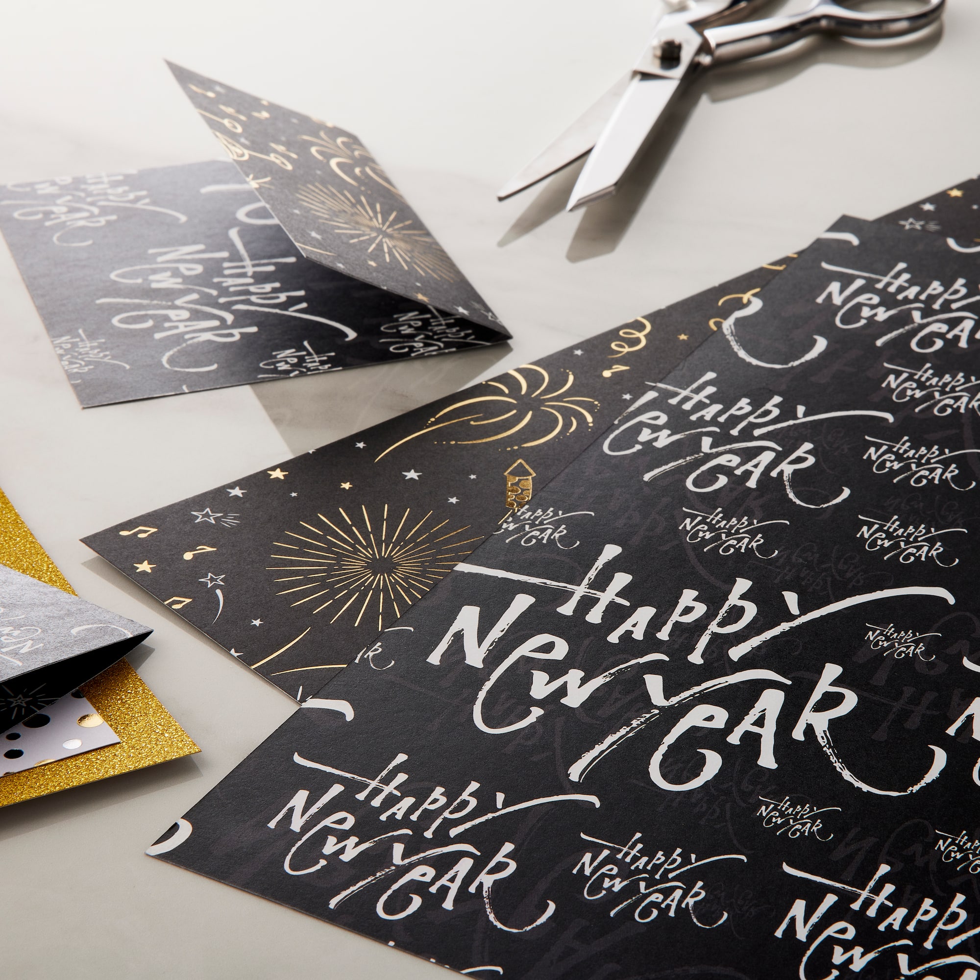 24 Pack: New Year's Eve Double-Sided Cardstock Paper by Recollections™, 12" x 12"